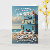 誕生日の希望 カード (黄色い花)