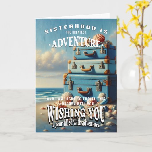 誕生日の希望 カード (黄色い花)