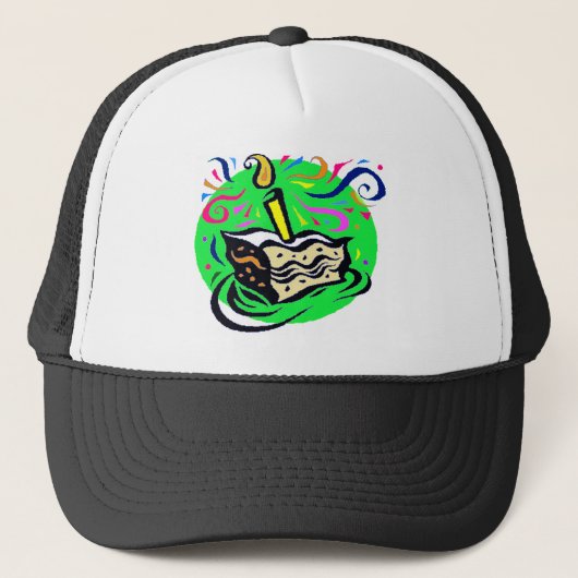 誕生日の帽子のギフト キャップ (正面)