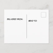 誕生日の帽子をかぶったヒゲドラゴンの誕生日 ポストカード (裏面)