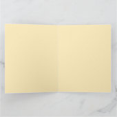 誕生日の帽子を身に着けているかわいいショウガの子ネコ カード (内部)