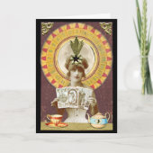 誕生日の幸運 カード (正面)