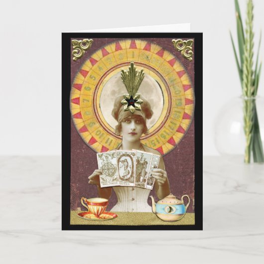 誕生日の幸運 カード (正面)