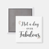 誕生日の引用：ファビュラスな贈り物以上の特別な日 マグネット (正面/裏面)