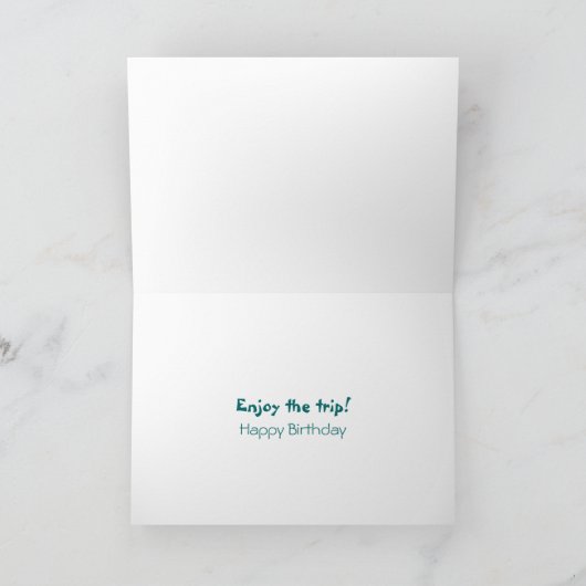 誕生日の彫像 カード (内部)