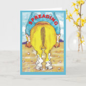 誕生日の応援の展開 カード (黄色い花)