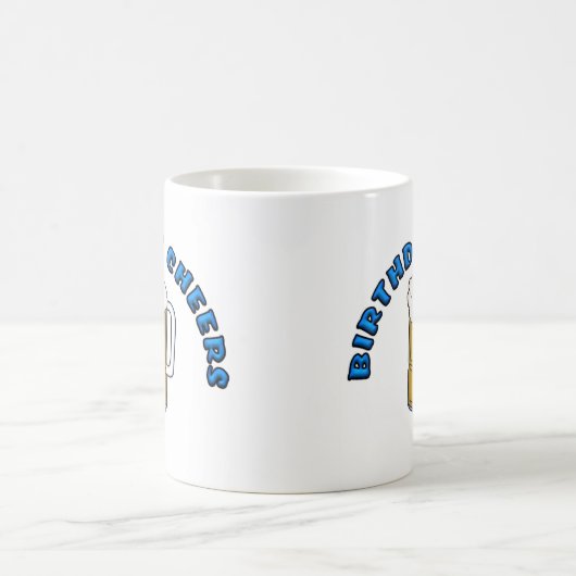 誕生日の応援 コーヒーマグカップ (中央)