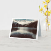 誕生日の恋人のアウトドア カード (黄色い花)