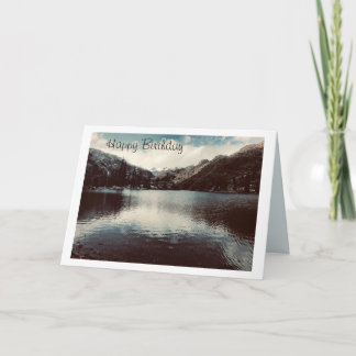 誕生日の恋人のアウトドア カード