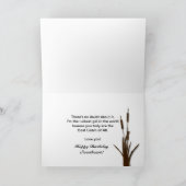 誕生日の恋人-シカのハンター カード (内部)