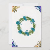 誕生日の恐竜の世界への招待 招待状 (裏面)