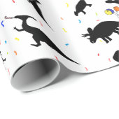 誕生日の恐竜 ラッピングペーパー (ロールコーナー)