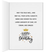 誕生日の息子のために、今日は王になる (内側 (右))