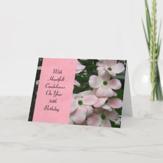 誕生日の悔やみや弔慰カード-第50誕生日 カード