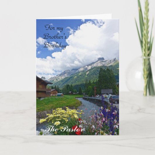 誕生日の折り畳みグリーティングカード カード (正面)