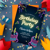 誕生日の招待カードパーティー – 誕生日カード 招待状