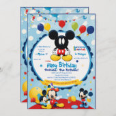 誕生日の招待カード 招待状 (正面/裏面)