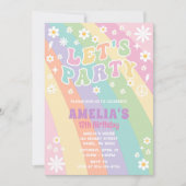 誕生日の招待パーティー 招待状 (正面)