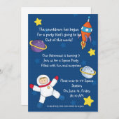 誕生日の招待状を時期をずらして送る 招待状 (正面/裏面)