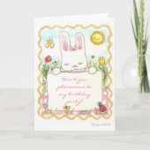 誕生日の招待状 招待状 (正面)