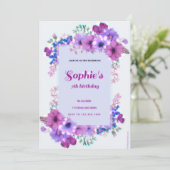 誕生日の招待状 招待状 (スタンド正面)