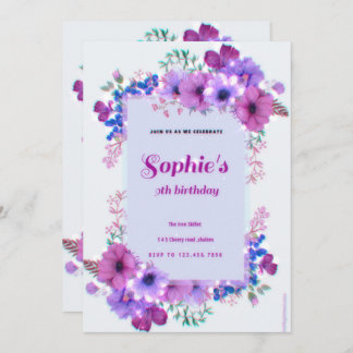 誕生日の招待状 招待状