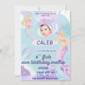 誕生日の招待状 招待状 (裏面)