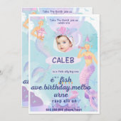 誕生日の招待状 招待状 (正面/裏面)