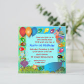 誕生日の招待状: 海の002C 招待状 (スタンド正面)