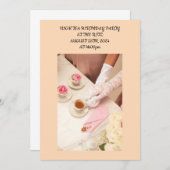 誕生日の招待，インスタントダウンロード 招待状 (正面/裏面)