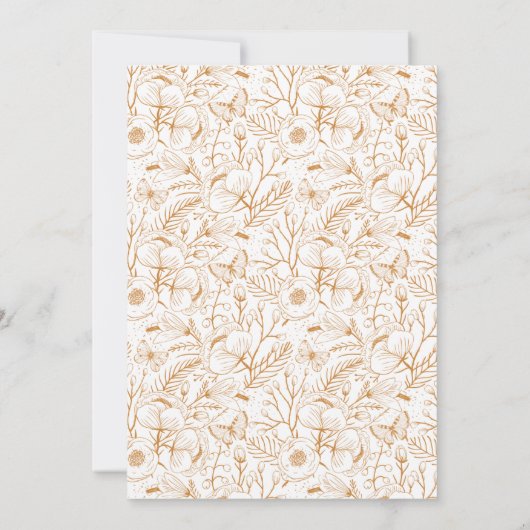 誕生日の招待 招待状 (裏面)