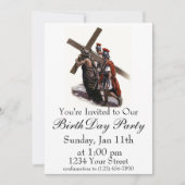 誕生日の招待 招待状 (正面)