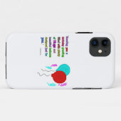 誕生日の挨拶の引用文のiPhone SE + 5/5S場合 Case-Mate iPhoneケース (裏面(横))