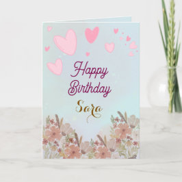 誕生日の挨拶カード カード