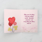 誕生日の挨拶カード カード (内部)