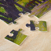 誕生日の挨拶ジャカランダツリーズオーストラリア ジグソーパズル (側面)