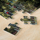 誕生日の挨拶ブリスベンAustralia ジグソーパズル (側面)