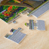 誕生日の挨拶ブリスベンAustralia ジグソーパズル (側面)