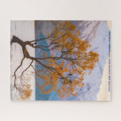 誕生日の挨拶ワナカニュージーランド ジグソーパズル (横)