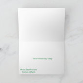 誕生日の挨拶状のためのアイルランドのイメージ カード (内部)