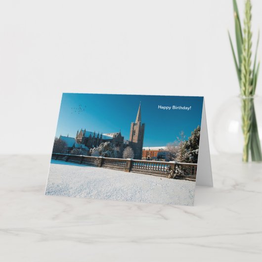 誕生日の挨拶状のためのアイルランドのイメージ カード (正面)