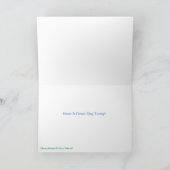 誕生日の挨拶状のためのエアバスA319のイメージ カード (内部)