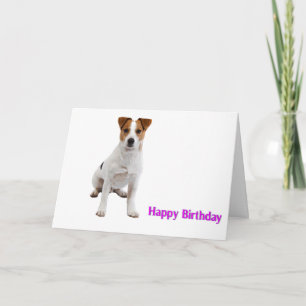 誕生日の挨拶状のための犬のイメージ カード