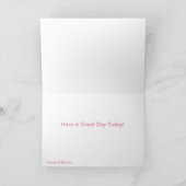 誕生日の挨拶状のための犬のイメージ カード (内部)