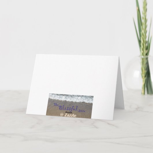 誕生日の挨拶状、ピンクの《植物》百日草 カード (裏面)