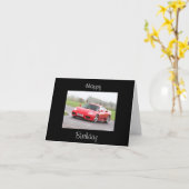 誕生日の挨拶 カード (黄色い花)