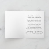 誕生日の挨拶 カード (内部)