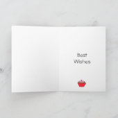 誕生日の挨拶 カード (内部)