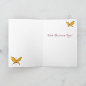 誕生日の挨拶 カード (内部)