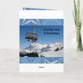 誕生日の挨拶-氷河、Grindelwald カード (裏面)